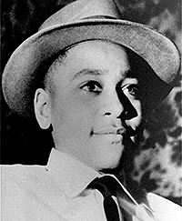 An undated portrait of Emmett Louis Till, a black 14 year old Chicago boy, whose weighted down body was found in the Tallahatchie River near the Delta community of Money, Mississippi, August 31, 1955.  Local residents Roy Bryant, 24, and J.W. Milam, 35, were accused of kidnapping, torturing and murdering Till for allegedly whistling at Bryant's wife.  (AP Photo)