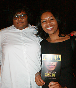 SUN General Manager Felicia McGuffie and ‘Ain’t No Sunshine’ author Tiona Pathenia Brown.  (Photo by Leona Dixon)