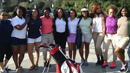 Univ. of South Florida Women of Color Golf Student Ambassadors at Lexington Oaks Golf Course - Wesley Chapel, FL (Photo: Women of Color Golf)