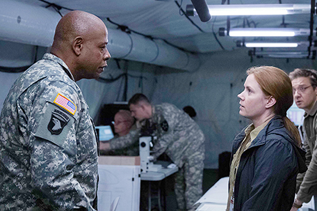 Forest Whitaker and Amy Smart in a scene from ‘Arrival’.