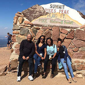The Fattah family, the Congressman with wife Renee’ Chenault Fattah and their two daughters.