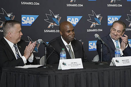 Sharks hire Mike Grier as NHL's first Black GM