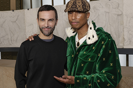 Pharrell fuses entertainment and fashion for confident Louis Vuitton  menswear debut - The San Diego Union-Tribune